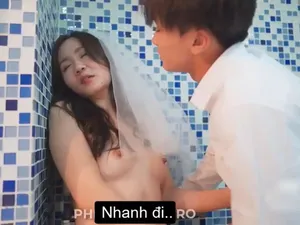 Trong ngày vui của mình, vợ lén địt nhau với em chồng